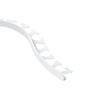 Product afbeelding voor Schlüter SCHIENE-AC Decoratief Profiel Radius 6mm 250cm Alu Met Kleurcoating Wit R/A60W