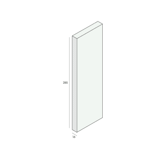 Product afbeelding voor Unipanel Bouwpaneel 285x16mm 580cm Wit