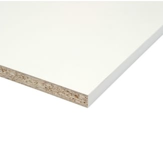 Product afbeelding voor Geplastificeerd Paneel 18mm 305x20cm Wit 70% PEFC