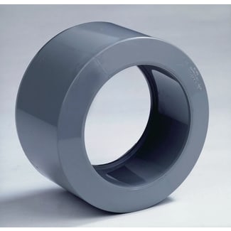 Product afbeelding voor Dyka PVC Verloopring 40x32mm Excentrisch Lijmmof/Spie Grijs