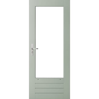 Product afbeelding voor Weekamp Stapeldorpeldeur Merbau WK044 83x201.5cm Borstwering 45.4cm Wit Gegrond