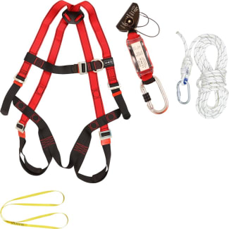 Product afbeelding voor Kelfort Valbeveiligingsset Platte en Hellende Daken Rood