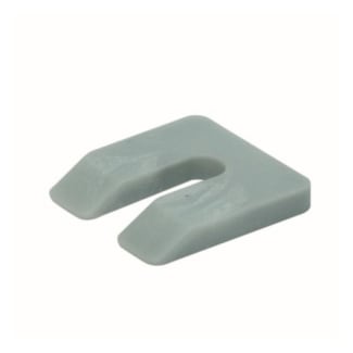 Product afbeelding voor GB Uitvulplaat Met Sleuf 7mm Kunststof Grijs 48st 34607B