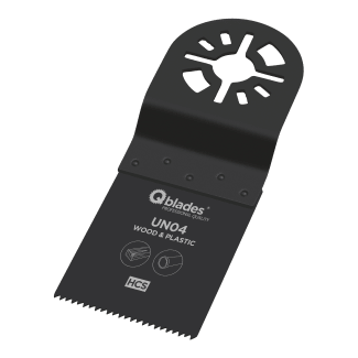 Product afbeelding voor Qblades Multitoolzaagblad Standaard UN04 34x40mm HCS 1st