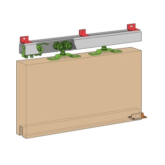 Product afbeelding voor Henderson Schuifdeurgarnituur Husky H100/24 1250mm