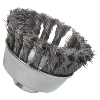 Product afbeelding voor Flexovit Staaldraadborstel Kom 20-tands 65x0.50mm M14 Getordeerd