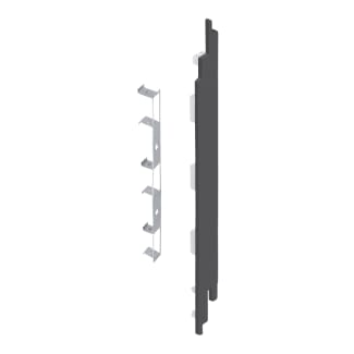 Product afbeelding voor Keralit Eindkap En Connector Rechts 2819 Antraciet Classic Nerf 5st