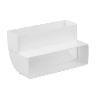 Product afbeelding voor Hoekstuk 204x60mm Verticaal 90 Graden Kunststof Wit