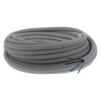 Product afbeelding voor Installatiebuis 5/8 20m Flexibel Grijs Inclusief VD-Draad 3x2.5 1x1.5