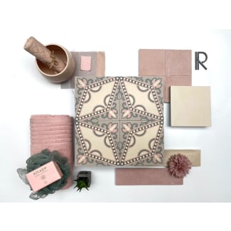 Product afbeelding voor Decortegel Bel Histoire Agathe 15x15cm 8mm Mat Gerectificeerd R10