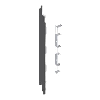 Product afbeelding voor Keralit Eindkap En Connector Links 2819 Antraciet Classic Nerf 5st