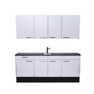 Product afbeelding voor Procasa Keuken 210cm Compleet Wit Inclusief Onderbouw Koelkast