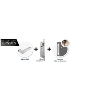 Product afbeelding voor Skantrae Hang&Sluitwerkpakket 805 Squared 20 Min+Loopslot RVS
