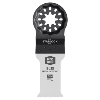Product afbeelding voor ProOne Multitoolzaagblad Starlock SL15 28x55mm Bi-Metaal 5st