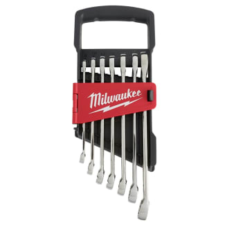 Product afbeelding voor Milwaukee Ringsteeksleutelset Max Bite 8-17mm 7-Delig