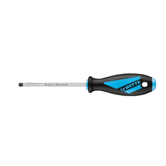 Product afbeelding voor Witte Schroevendraaier Maxxpro met Sleuf 1.0x5.5x125mm