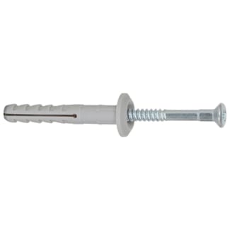 Product afbeelding voor Fischer Nagelplug N-P 8x40mm Lenskop Nylon Elektrolytisch Verzinkt 50st 15903