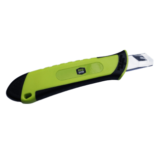 Product afbeelding voor ProOne Veiligheidsmes 18mm SK2 Terugverende Antislip Grip TUV/GS