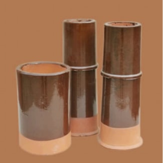 Product afbeelding voor Schoorsteenpot Nr. 18 Rond 12x50cm Zonder Waterrand