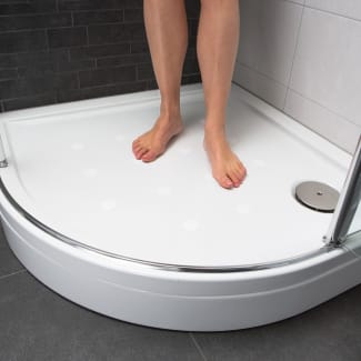 Product afbeelding voor SecuCare Anti-slip Sticker 35mm Rond Wit Binnen Bad/Douche/Badkamer