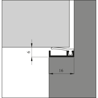 Product afbeelding voor Ellen Tochtprofiel AIB-3N XL 2300mm Aluminium