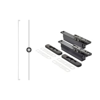 Product afbeelding voor Skantrae Hang&Sluitwerkpakket 627SSL Voor Taatsdeur Met Set Deurgrepen Tupelo 160 Wit