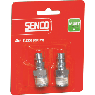 Product afbeelding voor Senco Snelkoppeling Buitendraad 3/8" Universeel 2st