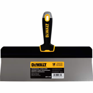 Product afbeelding voor DeWALT Spackmes Hoogblad 14" 356mm RVS Dik Blad Softgreep