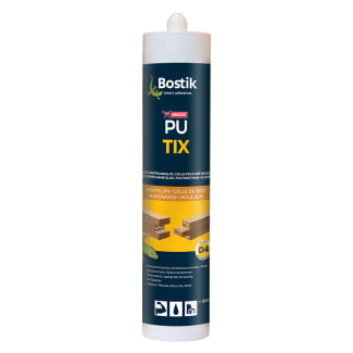 Product afbeelding voor Bostik Houtlijm PU Tix Transparant 310ml