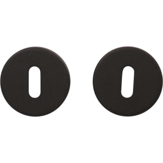Product afbeelding voor Oxloc Sleutelrozet Rond 11mm RVS Met Onderrozet Kunststof Zwart