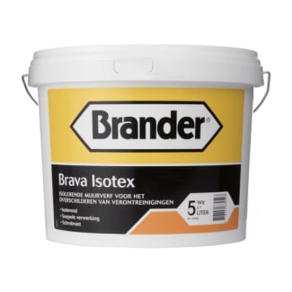 Product afbeelding voor Brander Brava Isotex wit emmer 5 ltr