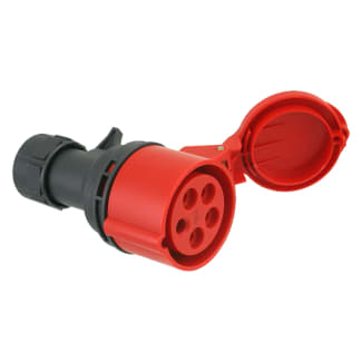 Product afbeelding voor Contrastekker Kracht 4P-A 16A Rood