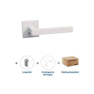 Product afbeelding voor Skantrae Hang&Sluitwerkpakket 2041 Squared 16 Reg+Loopslot Wit