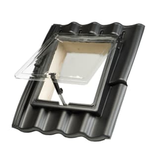 Product afbeelding voor Ubbink Dakraam PE SND1 Sneldek 4-pans Zwart