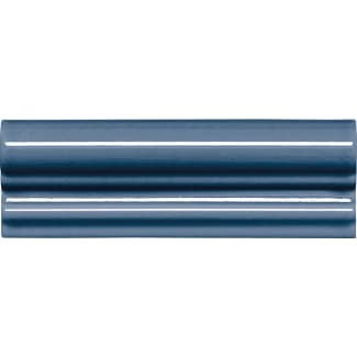Product afbeelding voor Strip Modernista Moldura Italiana Azul Oscuro 5x15cm Glanzend
