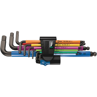 Product afbeelding voor Wera Stiftsleutelset 950/9 HF Blacklaser Multicolour 1 Inbus 9-Delig