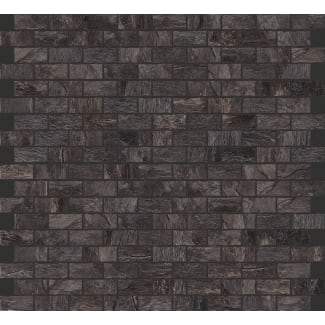 Product afbeelding voor Mozaiektegel Ardoise Noir 30x30cm 6mm Modulair Mat 1,5x3cm Gerectificeerd R9