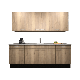 Product afbeelding voor Procasa Keuken 240cm Compleet Mountain Oak