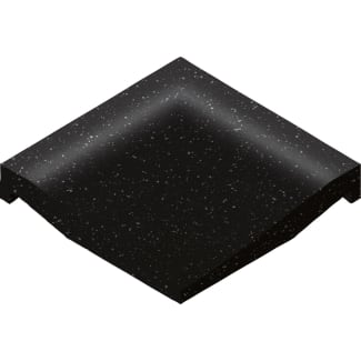 Product afbeelding voor Villeroy & Boch Hoek Pro Architectura 3.0 Pure Black 15x15cm Mat R10 2603C4910010