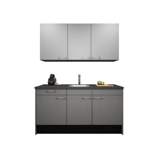 Product afbeelding voor Procasa Keuken 170cm Compleet Grey Inclusief Onderbouw Koelkast