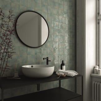 Product afbeelding voor Wandtegel Enso Suki Teal 12,5x12,5cm 9mm Mat