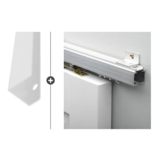 Product afbeelding voor Skantrae Hang&Sluitwerkpakket 557SSL Alfa Set Deurgrepen Vernal 50 Wit