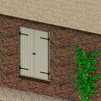 Product afbeelding voor GB Plaatduim 38x5mm Pen 16x45mm Rustica Epoxycoating Zwart 1st 49843B