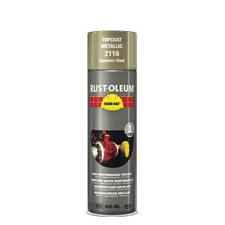 Product afbeelding voor Rust-Oleum Deklaag Hard Hat 2116 500ml Roestvrijstaal