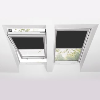 Product afbeelding voor Fakro Verduisterend Rolgordijn ARF Z-Wave Solar I 114x140cm Elektrisch Exclusief Afstandsbediening Kleur Grafiet (265)