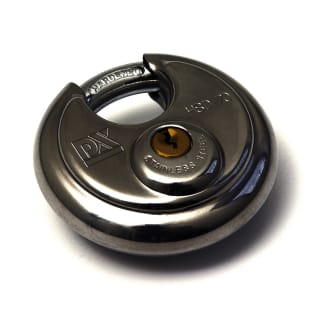 Product afbeelding voor DX Discushangslot 70mm Gelijksluitend RVS