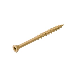 Product afbeelding voor Dynaplus Vlonderschroef 5x60/35mm Platverzonkenkop TX-25 Anti Roest-Coating Brons 200st