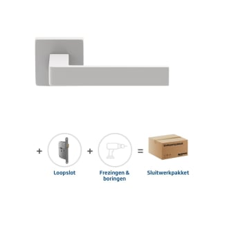 Product afbeelding voor Skantrae Hang&Sluitwerkpakket 2079 Quadrate 28 Regular + Loopslot Wit