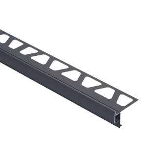 Product afbeelding voor Schlüter BARA-RAKEG Randprofiel 15mm 250cm Alu Met Kleurcoating Antracietgrijs RAKEG15AG
