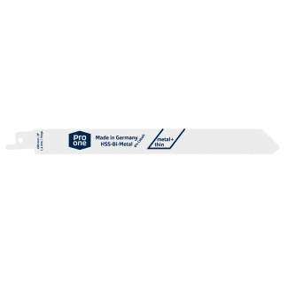 Product afbeelding voor Pro-One Reciprozaagblad S1022EF 200mm HSS Bi-Metaal Voor Dunne Metalen 5st